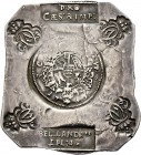 Altdeutsche Münzen und Medaillen
Württemberg. Karl Alexander 1713, während der Belagerung der Reichsfestung Landau. 
Einseitige Notklippe zu 1 Gulde...