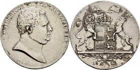 Altdeutsche Münzen und Medaillen
Württemberg. Friedrich II./I. 1797-1806-1816. 
Kronentaler 1812. Kopf mit kurzen Haaren nach rechts. KR 31.1, AKS 3...