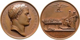 Altdeutsche Münzen und Medaillen
Württemberg. Friedrich II./I. 1797-1806-1816. 
Bronzemedaille 1806 von B. Andrieu, auf die Verleihung der Souveräni...