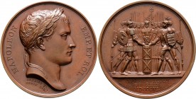 Altdeutsche Münzen und Medaillen
Württemberg. Friedrich II./I. 1797-1806-1816. 
Bronzemedaille 1806 von B. Andrieu und N. Brenet, auf die Errichtung...