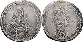 Altdeutsche Münzen und Medaillen
Würzburg-Bistum. Johann Philipp von Schönborn 1642-1673. 
Taler 1652 -Nürnberg-. Büste im geistlichen Gewand von vo...