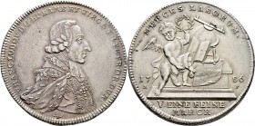Altdeutsche Münzen und Medaillen
Würzburg-Bistum. Franz Ludwig von Erthal 1779-1795. 
Doppelter Prämien-Konventionstaler 1786. Stempel von Riesing. ...