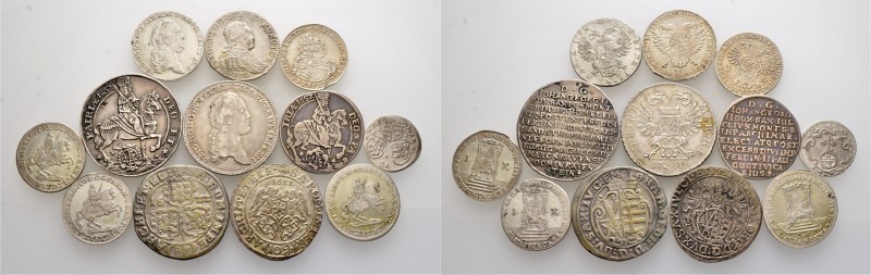 Lots altdeutscher Münzen und Medaillen
12 Stücke: SACHSEN. Prägungen von der Ki...