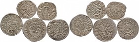 Lots altdeutscher Münzen und Medaillen
5 Stücke: BRAUNSCHWEIG-WOLFENBÜTTEL, Kippermünzen aus dem Gebiet Friedrich Ulrichs, Groschen 1619 (zwei Varian...