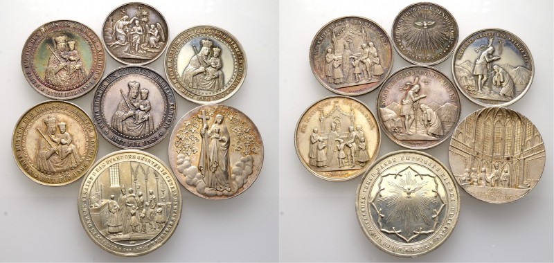 Lots altdeutscher Münzen und Medaillen
7 Stücke: Silbermedaillen aus dem 19. Ja...