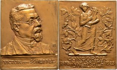 Thematische Medaillen
Ehehalt, Heinrich (1873-1938) zitiert nach Kanellakopoulou-Drossokopoulou = KD. . 
Bronzene Prämienplakette 1925 des Gesangver...