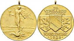 Thematische Medaillen
Ehehalt, Heinrich (1873-1938) zitiert nach Kanellakopoulou-Drossokopoulou = KD. . 
Tragbare Goldmedaille 1925. Auf das 28. Ver...