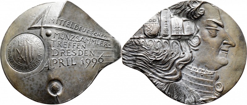 Thematische Medaillen
Güttler, Peter Götz (1939-). . 
Weißmetallmedaille 1996....
