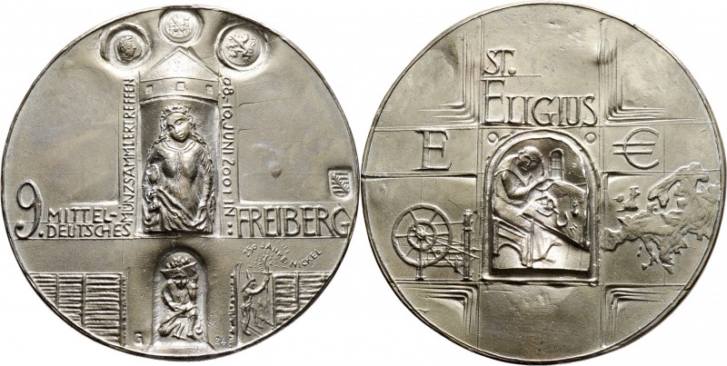 Thematische Medaillen
Güttler, Peter Götz (1939-). . 
Weißmetallmedaille 2001....