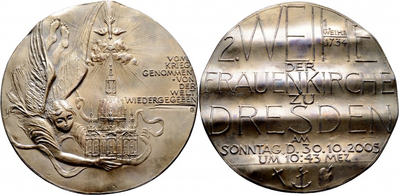Thematische Medaillen
Güttler, Peter Götz (1939-). . 
Weißmetallmedaille 2005....