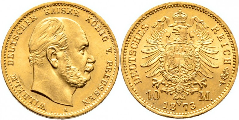 Deutsche Münzen und Medaillen ab 1871
Reichsgoldmünzen. PREUSSEN. Wilhelm I. 18...