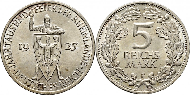 Deutsche Münzen und Medaillen ab 1871
Weimarer Republik. . 
5 Reichsmark 1925 ...