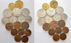 Deutsche Münzen und Medaillen ab 1871
Nebengebiete. Danzig. 
Lot (17 Stücke): 1 Pfennig 1923,1926,1929,1930 und 1937; 2 Pfennig 1923,1926 und 1937; ...