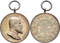 Deutsche Orden und Ehrenzeichen
WÜRTTEMBERG. 
Silberne Lebensrettungs-Medaille o.J. (verliehen von 1897-1918) von K. Schwenzer. Brustbild in Uniform...