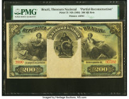 Brazil Thesouro Nacional 200 Mil Reis ND (1892) Pick 72 Partial Reconstruction PMG Holder. 

HID09801242017

© 2020 Heritage Auctions | All Rights Res...