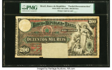 Brazil Banco da Republica 200 Mil Reis 1893 Pick S679 Partial Reconstruction PMG Holder. 

HID09801242017

© 2020 Heritage Auctions | All Rights Reser...