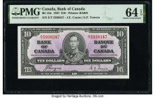 Canada Bank of Canada $10 2.1.1937 Pick 61c BC-24c PMG Choice Uncirculated 64 EPQ. 

HID09801242017

© 2020 Heritage Auctions | All Rights Reserved