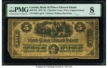 Canada Charlotte Town, PEI- Bank of Prince Edward Island $5 1872 CH.# 600-12-10 PMG Very Good 8. 

HID09801242017

© 2020 Heritage Auctions | All Righ...