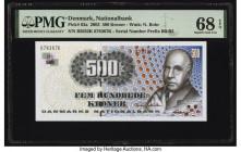 Denmark National Bank 500 Kroner 2003 Pick 63a PMG Superb Gem Unc 68 EPQ. 

HID09801242017

© 2020 Heritage Auctions | All Rights Reserved