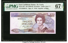 East Caribbean States Central Bank, St. Lucia 20 Dollars ND (1988-93) Pick 24l1 PMG Superb Gem Unc 67 EPQ. 

HID09801242017

© 2020 Heritage Auctions ...