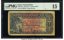 Egypt National Bank of Egypt 1 Pound 3.1.1920 Pick 12a PMG Choice Fine 15. 

HID09801242017

© 2020 Heritage Auctions | All Rights Reserved