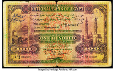 Egypt National Bank of Egypt 100 Pounds 1.2.1943 Pick 17d Very Good. 

HID09801242017

© 2020 Heritage Auctions | All Rights Reserved