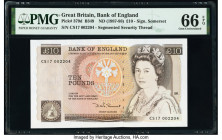 Great Britain Bank of England 10; 20 Pounds ND (1984-88) Pick 379d; 380d Two Examples PMG Gem Uncirculated 66 EPQ; Gem Uncirculated 65 EPQ. 

HID09801...
