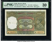 India Reserve Bank of India 100 Rupees ND (1937) Pick 20n Jhun4.7.1F PMG Very Fine 30. Staple holes at issue and spindle holes.

HID09801242017

© 202...