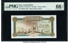 Iraq Central Bank of Iraq 1/2; 10 Dinars ND (1971) Pick 57; 60 Two Examples PMG Gem Uncirculated 66 EPQ; Gem Uncirculated 65 EPQ. 

HID09801242017

© ...