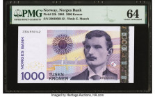 Norway Norges Bank 1000 Kroner 2004 Pick 52b PMG Choice Uncirculated 64. 

HID09801242017

© 2020 Heritage Auctions | All Rights Reserved