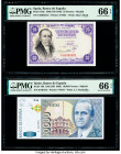 Spain Banco de Espana 25; 10,000 Pesetas 1946 (ND 1948); 1992 (ND 1996) Pick 130a; 166 Two Examples PMG Gem Uncirculated 66 EPQ (2). 

HID09801242017
...