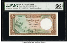 Syria Central Bank of Syria 50 Pounds 1973 / AH1393 Pick 97b PMG Gem Uncirculated 66 EPQ. 

HID09801242017

© 2020 Heritage Auctions | All Rights Rese...
