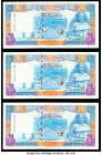 Mismatched Serial Number Consecutive Run of 3 Syria Central Bank of Syria 100 Pounds 1998 / AH1419 Pick 108 Crisp Uncirculated. 

HID09801242017

© 20...