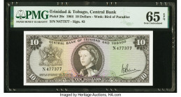 Trinidad & Tobago Central Bank of Trinidad and Tobago 10 Dollars 1964 Pick 28c PMG Gem Uncirculated 65 EPQ. 

HID09801242017

© 2020 Heritage Auctions...
