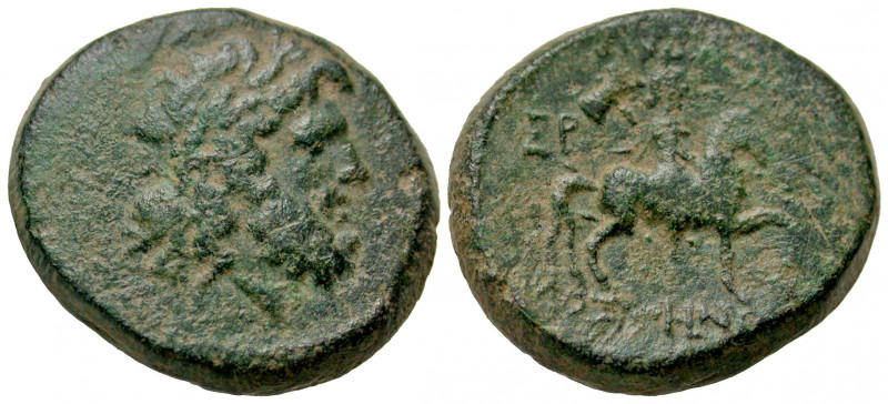 Lydia, Mostene. 1st century B.C. AE 20 (19.9 mm, 8.90 g, 1 h). Laureate head of ...