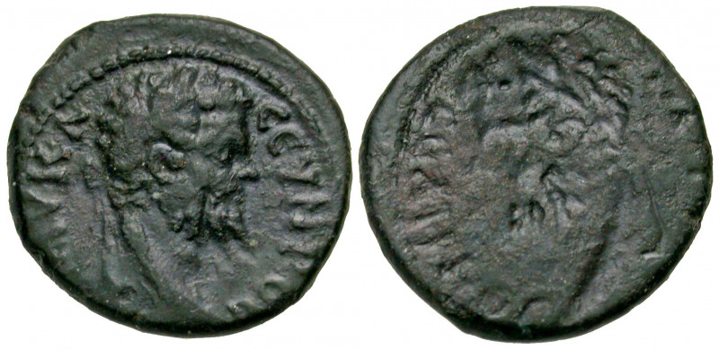 Moesia Inferior, Uncertain Moesian mint. Septimius Severus. A.D. 193-211. AE 18 ...