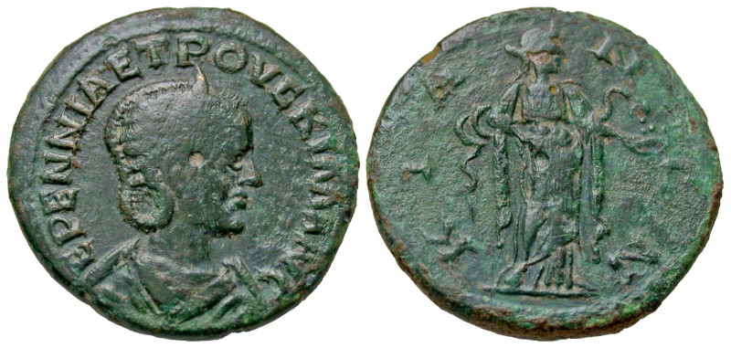 Bithynia, Cius. Herennia Etruscilla. Augusta, A.D. 249-251. AE triassarion (24.3...