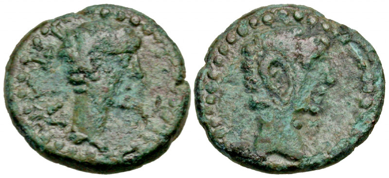 Mysia, Cyzicus. Augustus. 27 B.C.-A.D. 14 AE 15 (15.1 mm, 2.25 g, 1 h). KYZI, ba...