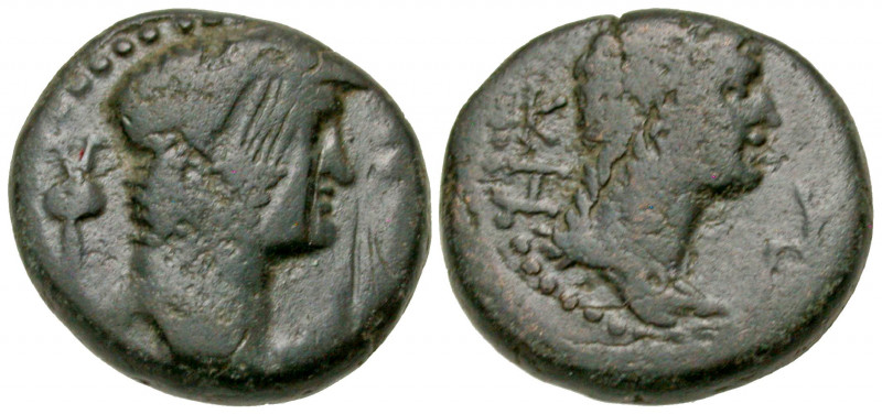Mysia, Cyzicus. Nero. A.D. 54-68. AE 15 (14.8 mm, 3.74 g, 12 h). Struck A.D. 63-...