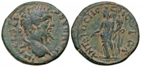 Pisidia, Antiochia. Septimius Severus. A.D. 193-211. AE 23 (22.75 mm, 5.53 g, 6 h). IMP CA SEP SEVERVS, laureate head of Septimius Severys right / ANT...