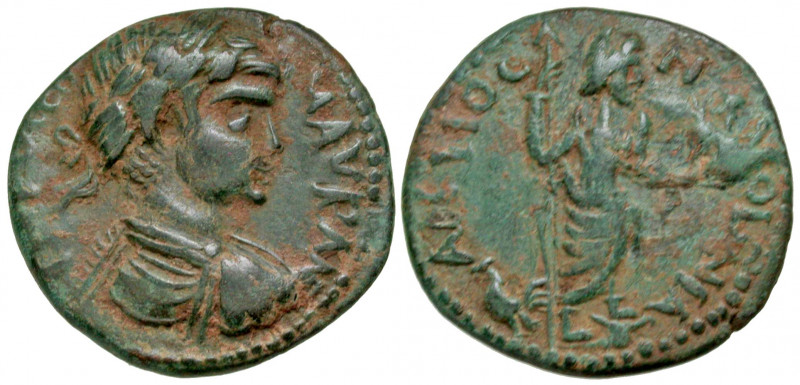 Pisidia, Antiochia. Caracalla. As Caesar, A.D. 196-198. AE 23 (22.5 mm, 5.73 g, ...