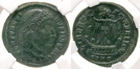 Constantine I. A.D. 307/10-337. AE 3. BI centenionalis. Constantinople mint, struck A.D. 327-328. CONSTANTINVS MAX AVG, diademed head of Constantine I...