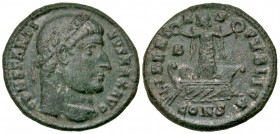 Constantine I. A.D. 307/10-337. BI centenionalis (19.3 mm, 2.72 g, 1 h). Constantinople mint, struck A.D. 327/8. CONSTANT-INVS MAX AVG, diademed head ...
