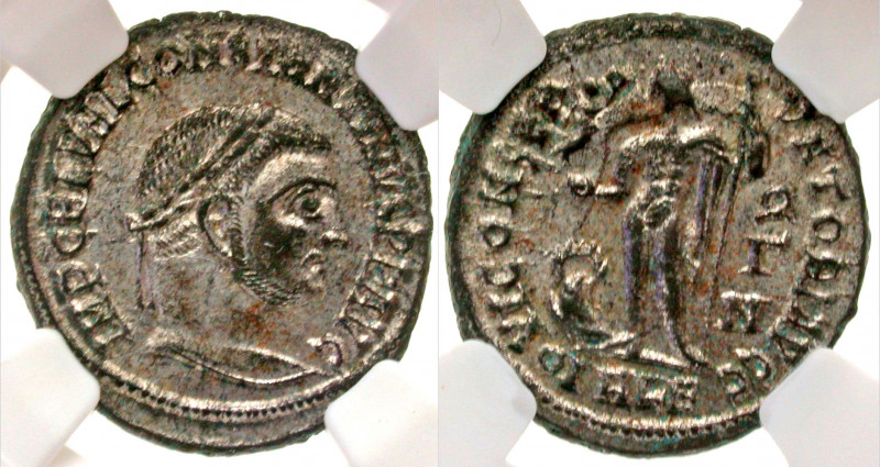 Constantine I. A.D. 307/10-337. BI centenionalis. Alexandria mint, struck A.D. 3...