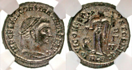 Constantine I. A.D. 307/10-337. BI centenionalis. Alexandria mint, struck A.D. 315. IMP C FL VAL CONSTANTINVS P F AVG, laureate head of Constantine I ...