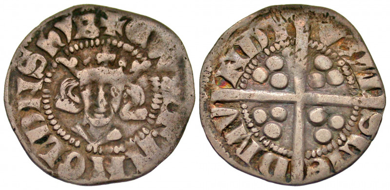 England. Edward II. 1307-1327. AR penny (18.1 mm, 1.40 g, 1 h). Class IIB. Bury ...