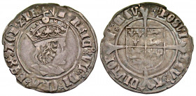 England. Henry VII. 1485-1509. AR groat (26.3 mm, 2.96 g, 2 h). Mint of Canterbury or York, struck 1505-1509. (pheon) hENRICo: VII : DI : GLA : REX : ...