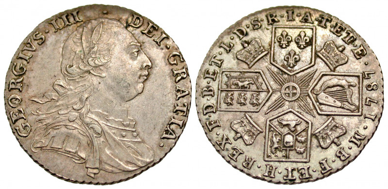 England. George III. 1760-1820. AR shilling (25.4 mm, 6.03 g, 12 h). Royal mint,...