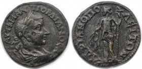 Römische Münzen, MÜNZEN DER RÖMISCHEN KAISERZEIT. Thrakien, Hadrianopolis. Gordian III. Ae 26, 238-244 n. Chr. (8.94 g. 26 mm) Vs.: AVT K M ANT ΓOPΔIA...