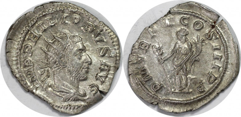 Römische Münzen, MÜNZEN DER RÖMISCHEN KAISERZEIT. Rom. Phillppus I. Arabs. Anton...
